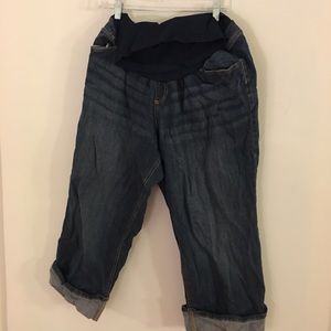 Indigo Blue 3X maternity capris! Never worn!
